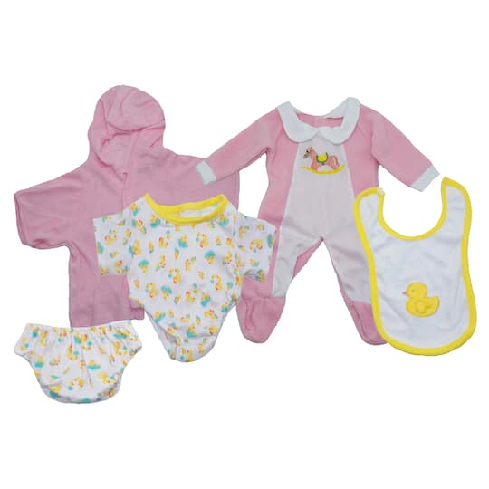 Girl Doll Clothes Set